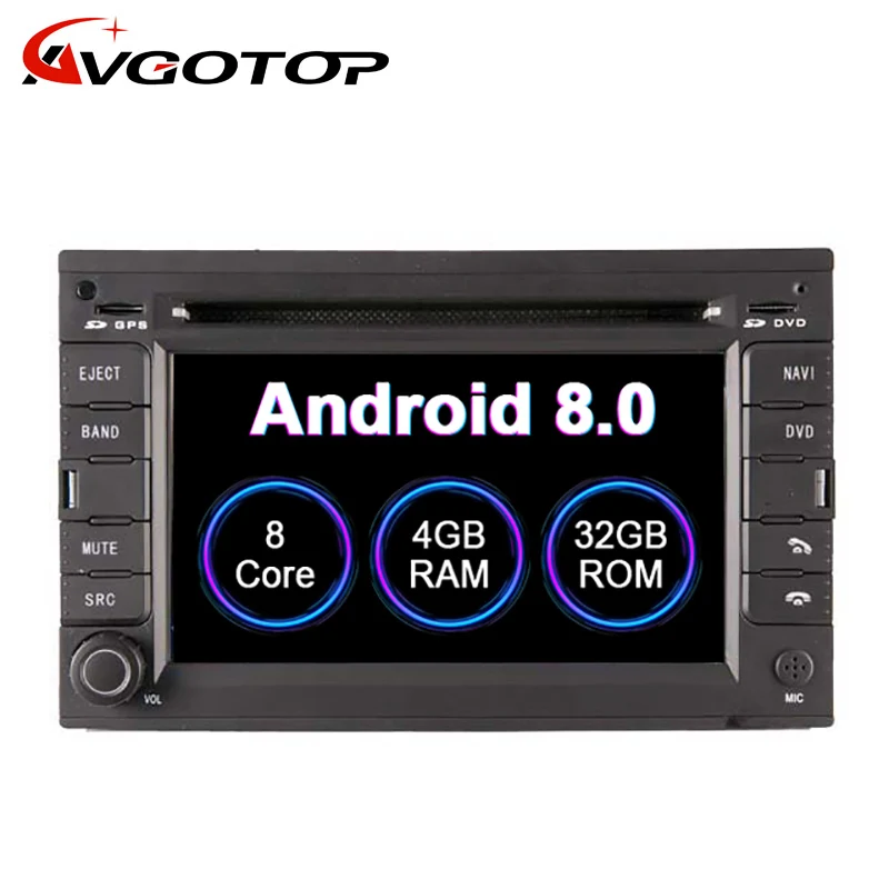 AVGOTOP S200 2G 32G Android 8.0 Automobilio Radijo Navigacijos VOLKSWAGEN GOLF4 B5 BORA POLO SKODA OCTAVIA GPS DVD Multimedijos
