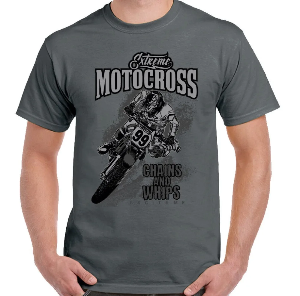 Ekstremalių Motokroso Mens Motox T-Shirt Motociklo T-Shirt Dirt Bike Scrambler 2019 Naujas Prekės Ženklo Drabužių Custom Print T Marškiniai Vyrai