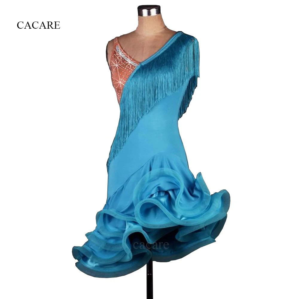Lotynų Šokių Suknelė Moterims Pakraštyje Suknelė Tango Salsa Gatsby Flapper Kostiumas Lotynų Šokių Konkurencijos Suknelės 2 Pasirinkimai D0367