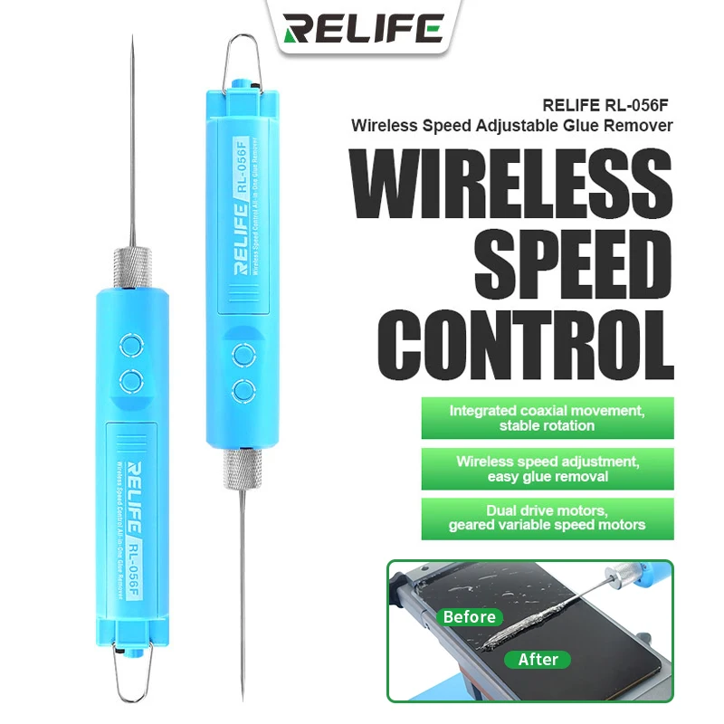 RELIFE LR-056F Belaidžio ryšio Greitis Reguliuojamas Klijų Valiklis Mobiliojo Telefono Ekrane OCA Klijų Valiklis Taisymo Įrankis